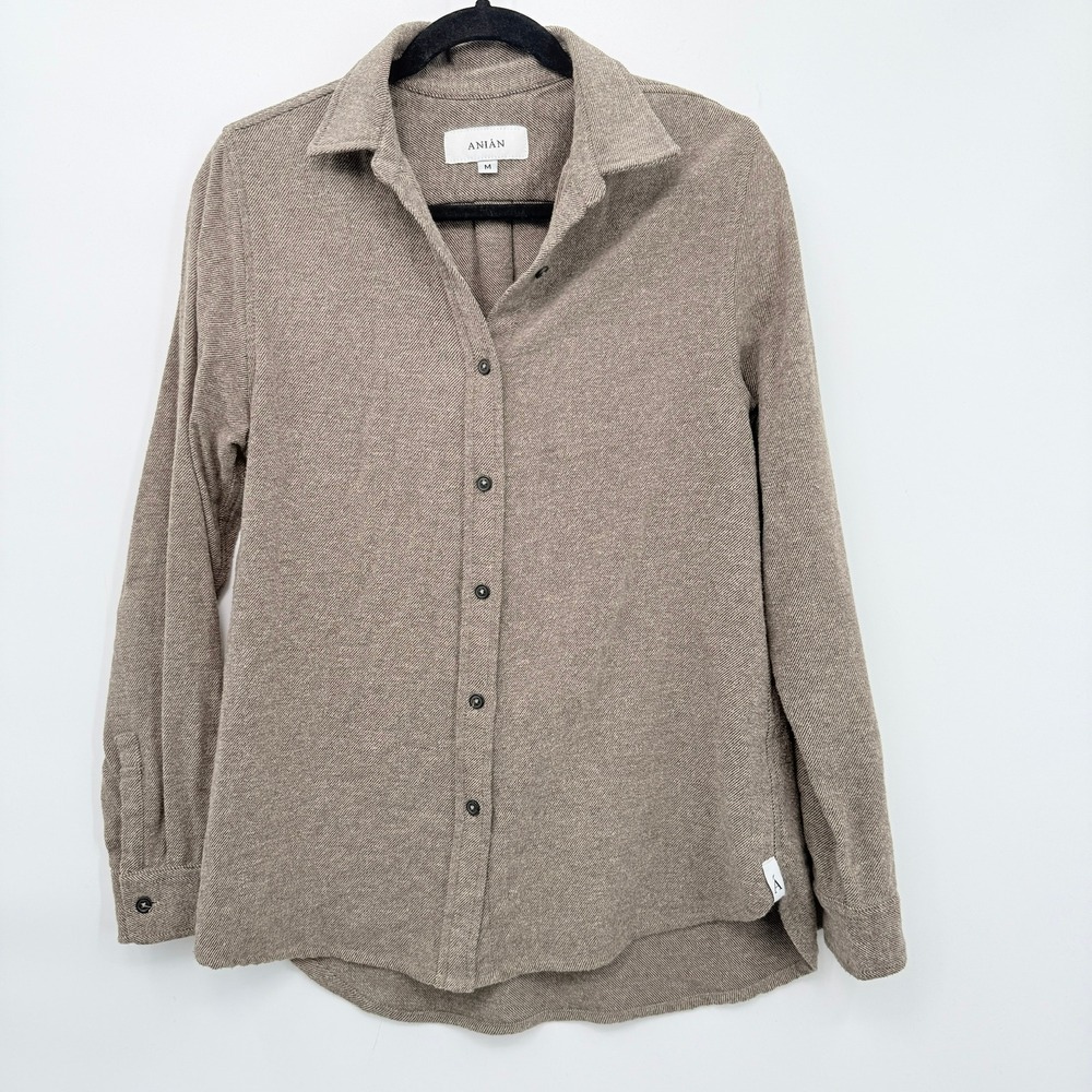 ANIÁN Button Up‎ Womens M Outdoorsy Minimalist Cotton